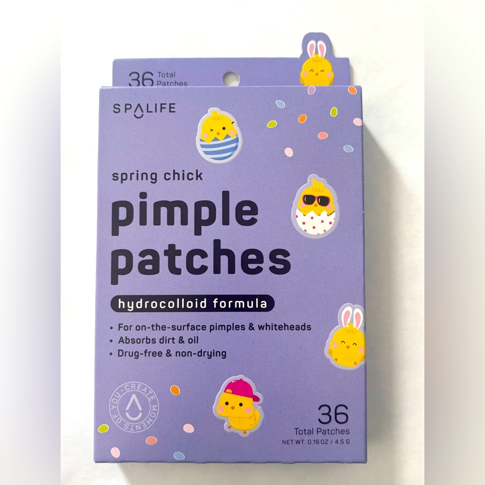 Spa Life Hydrocolloid Pimple Patches-36 patches (Spring Chick)